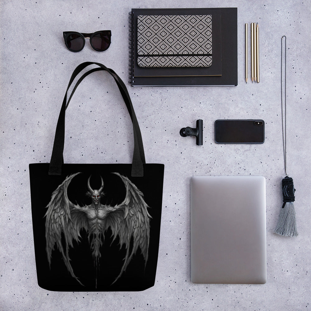 WINGED DEMON TOTE BAG