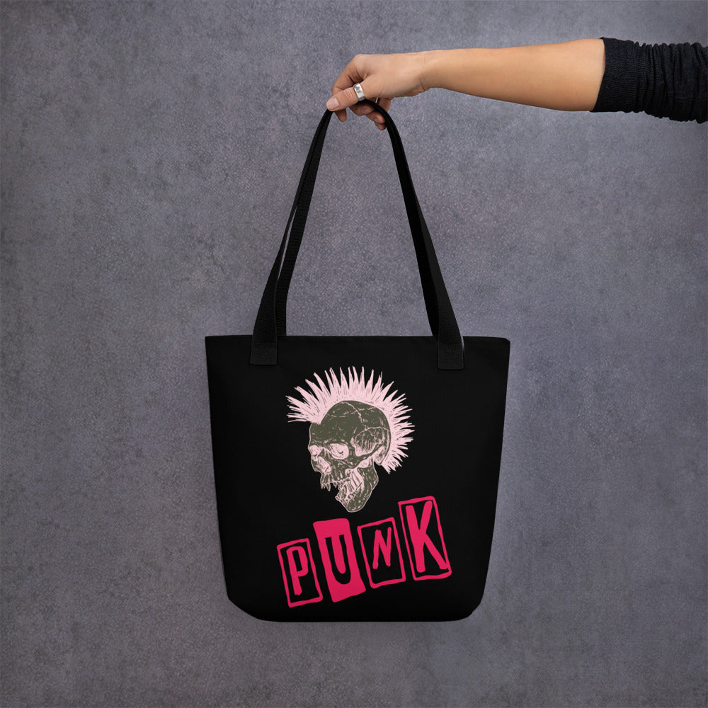 PUNK IS PINK TOTE BAG