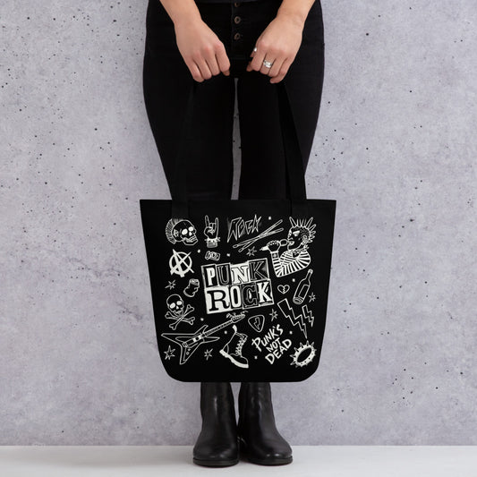 PUNK'S NOT DEAD TOTE BAG