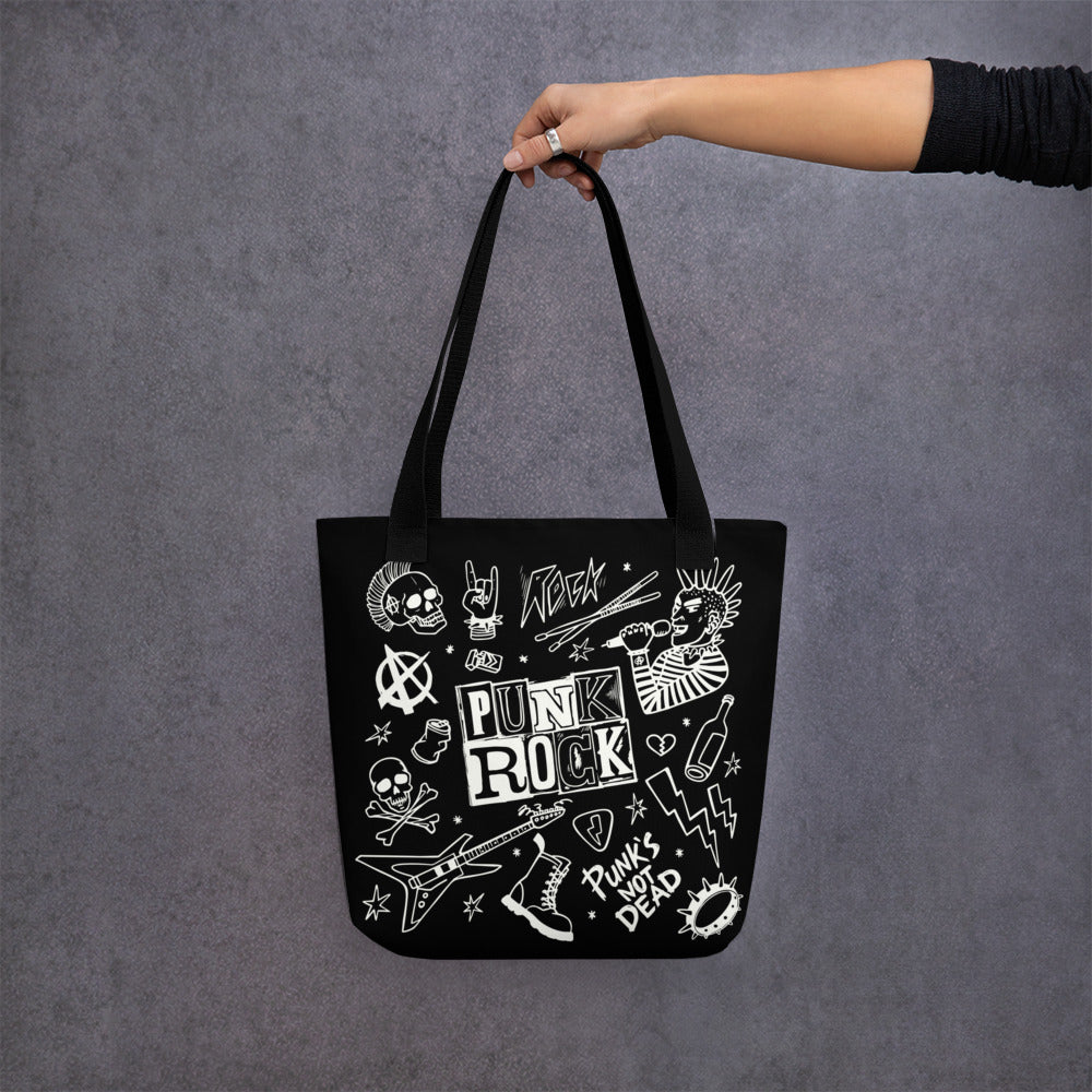 PUNK'S NOT DEAD TOTE BAG
