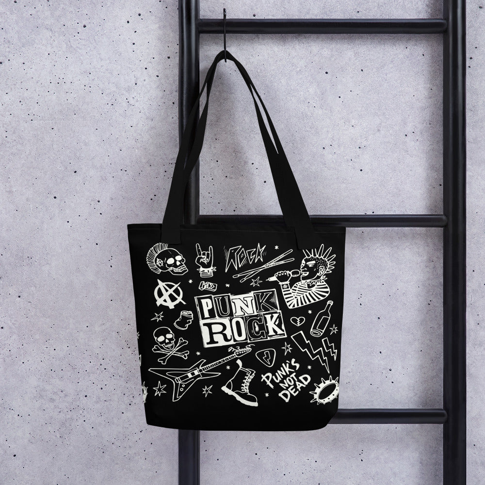 PUNK'S NOT DEAD TOTE BAG