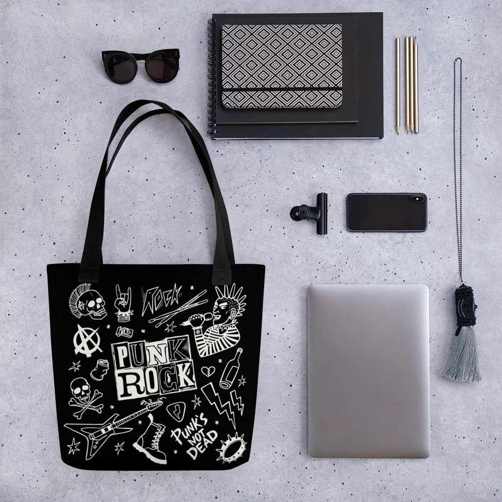 PUNK'S NOT DEAD TOTE BAG