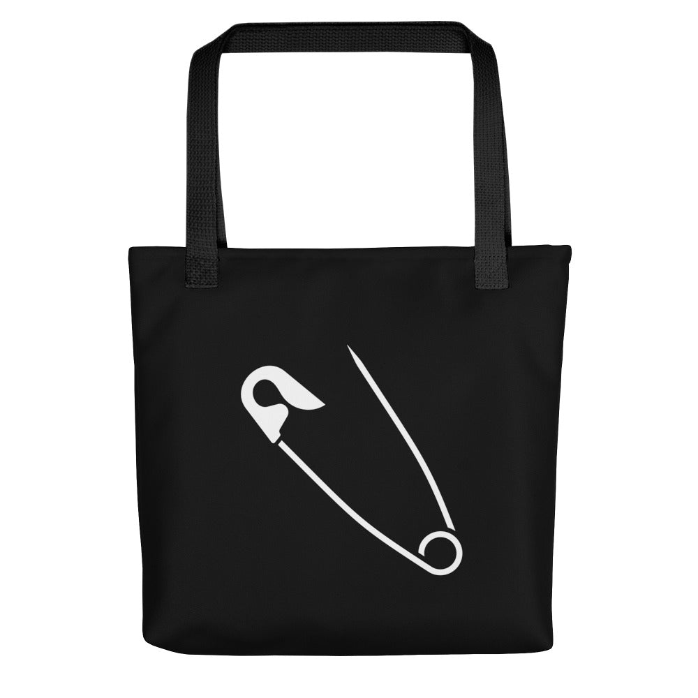 SAFETY PIN TOTE BAG