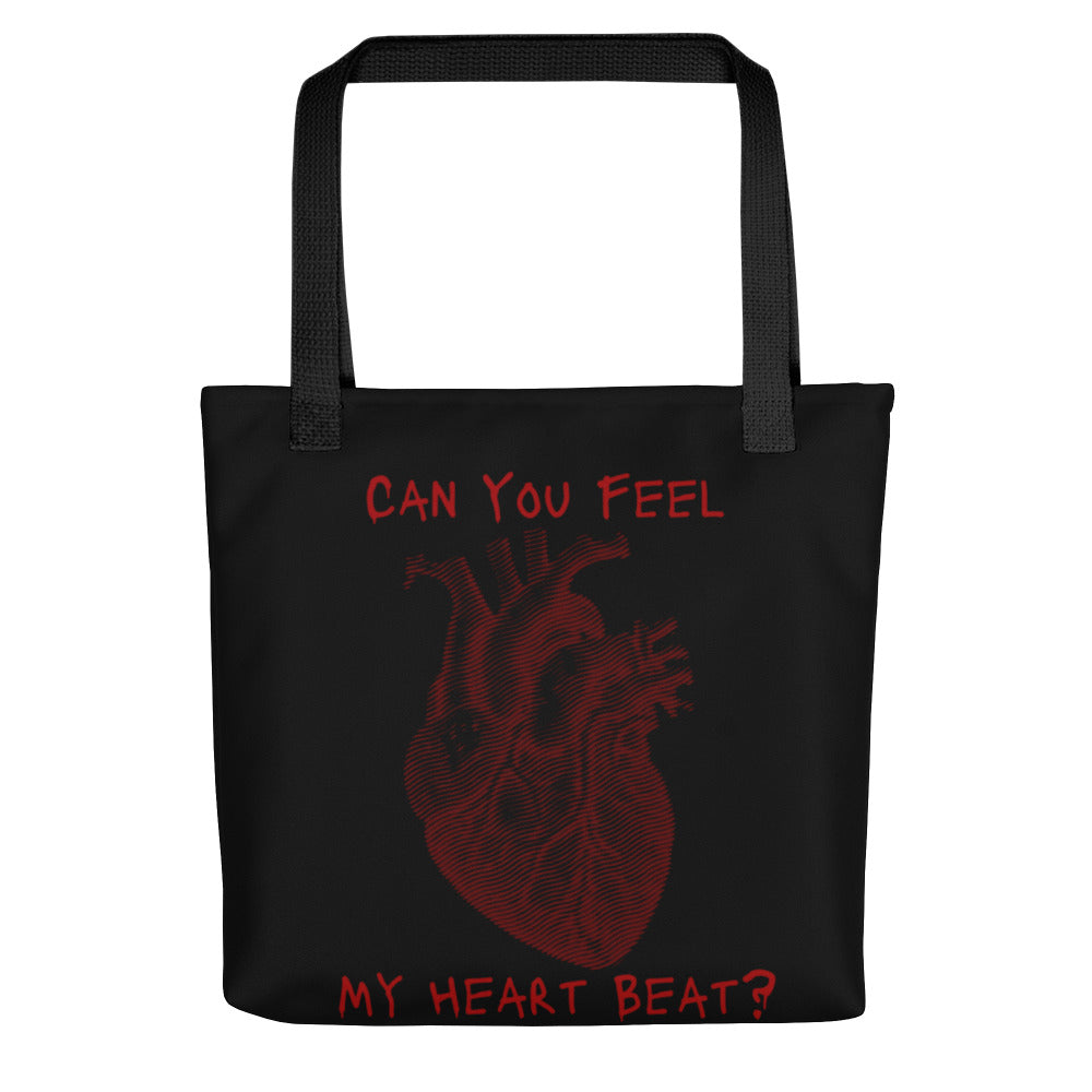 CAN YOU FEEL MY HEART BEAT TOTE BAG