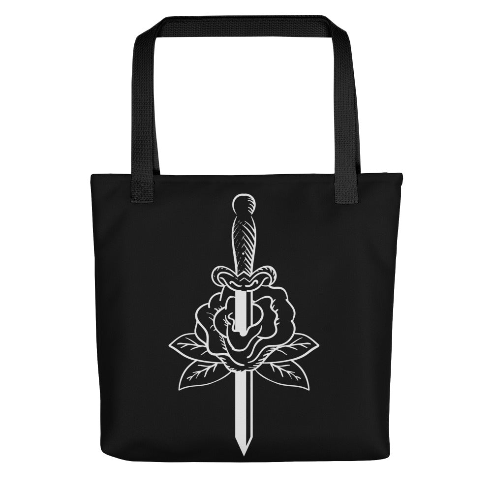 DAGGER & ROSE TOTE BAG