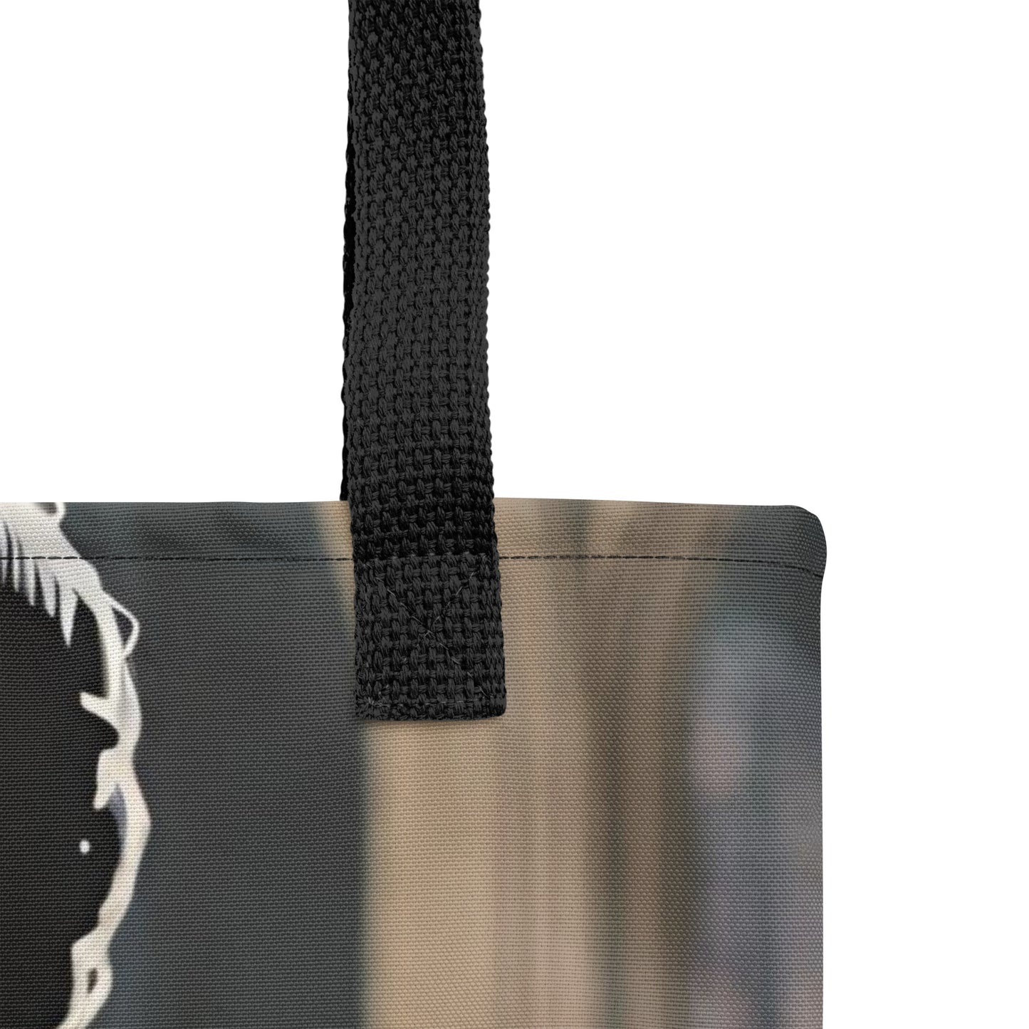 BLACK DRESS TOTE BAG