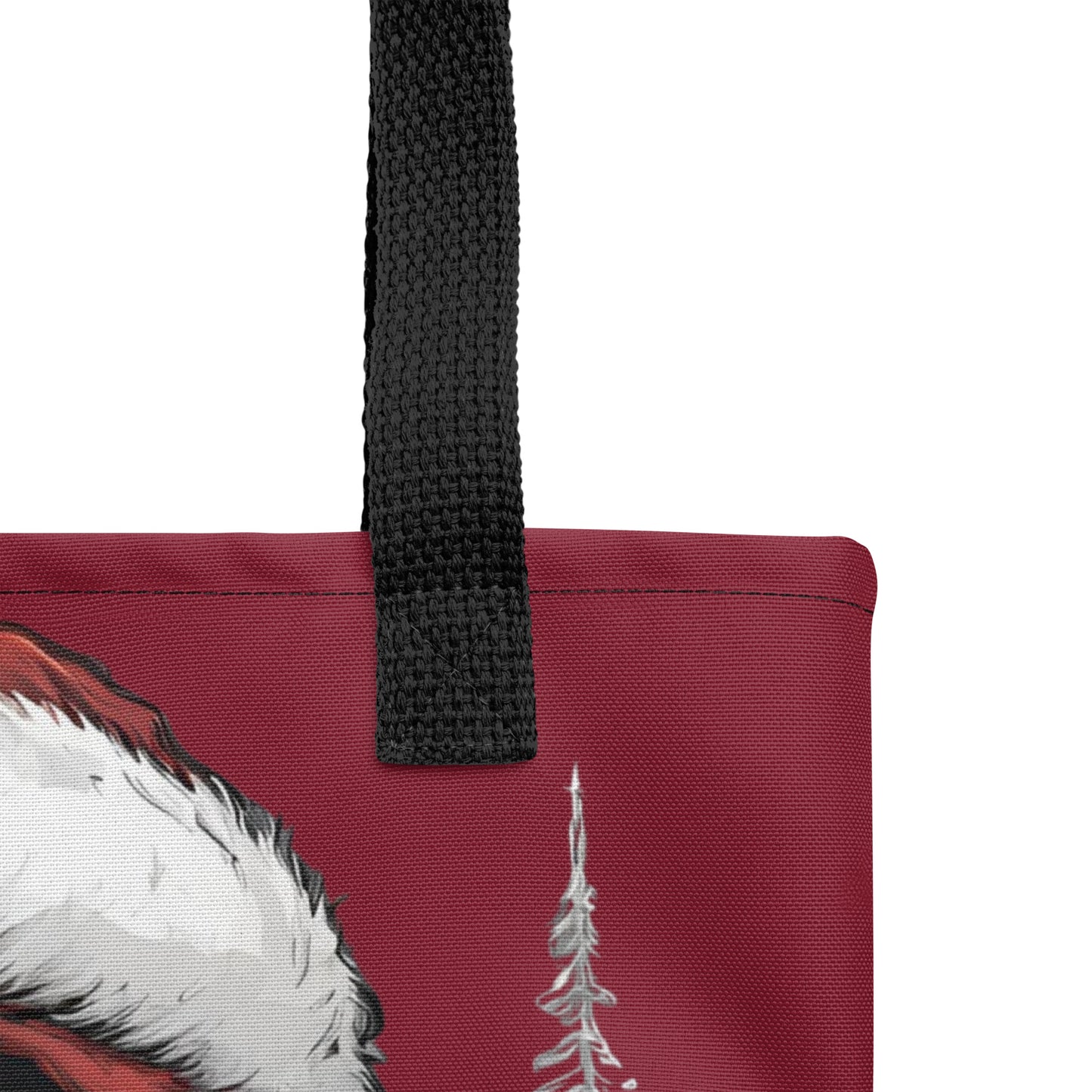 SANTA BEARD TOTE BAG