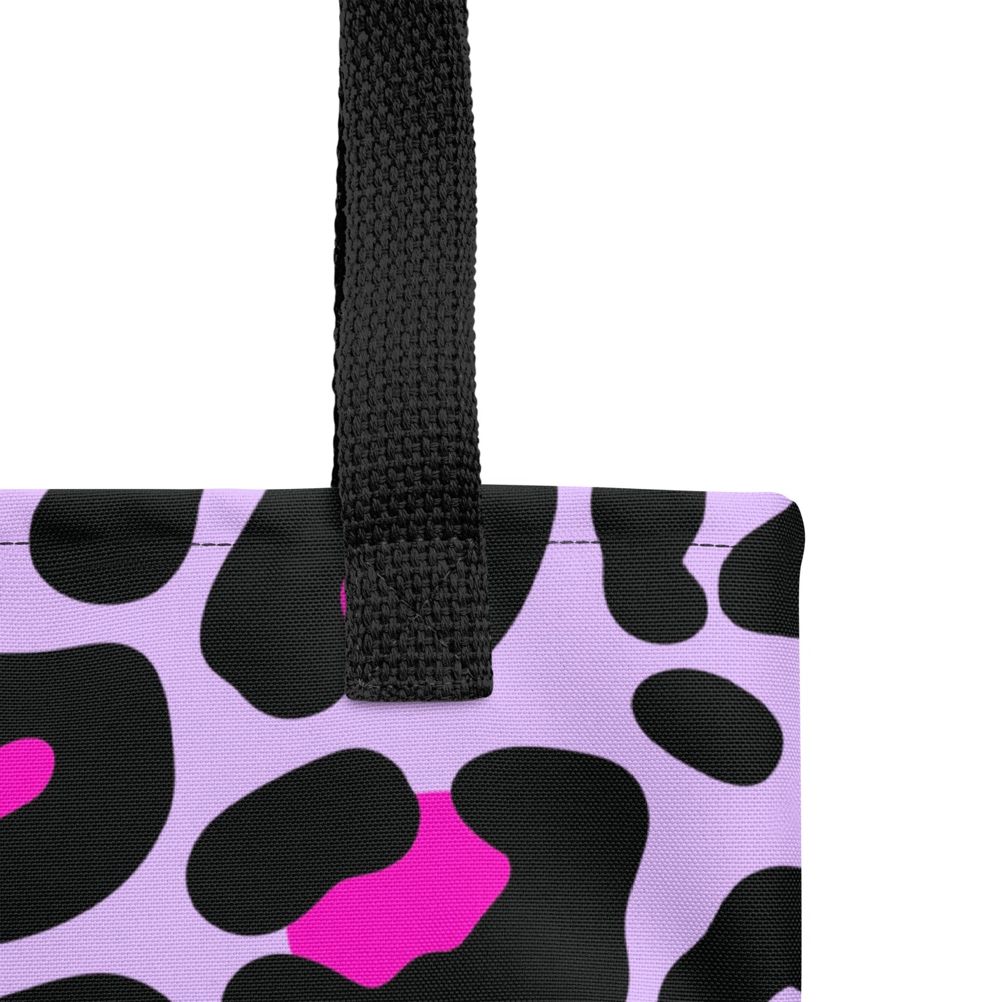 PINK & PURPLE LEOPARD TOTE BAG