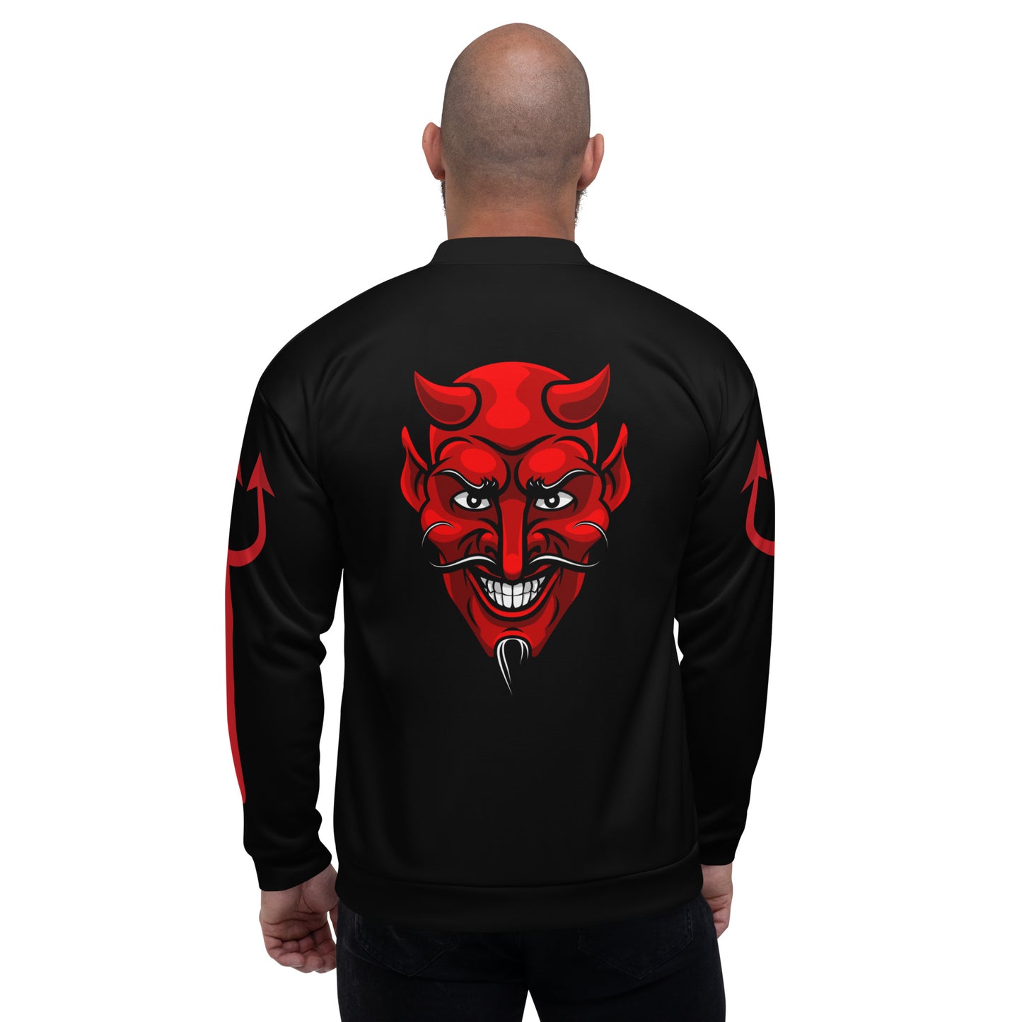 RED DEVIL UNISEX BOMBER JACKET