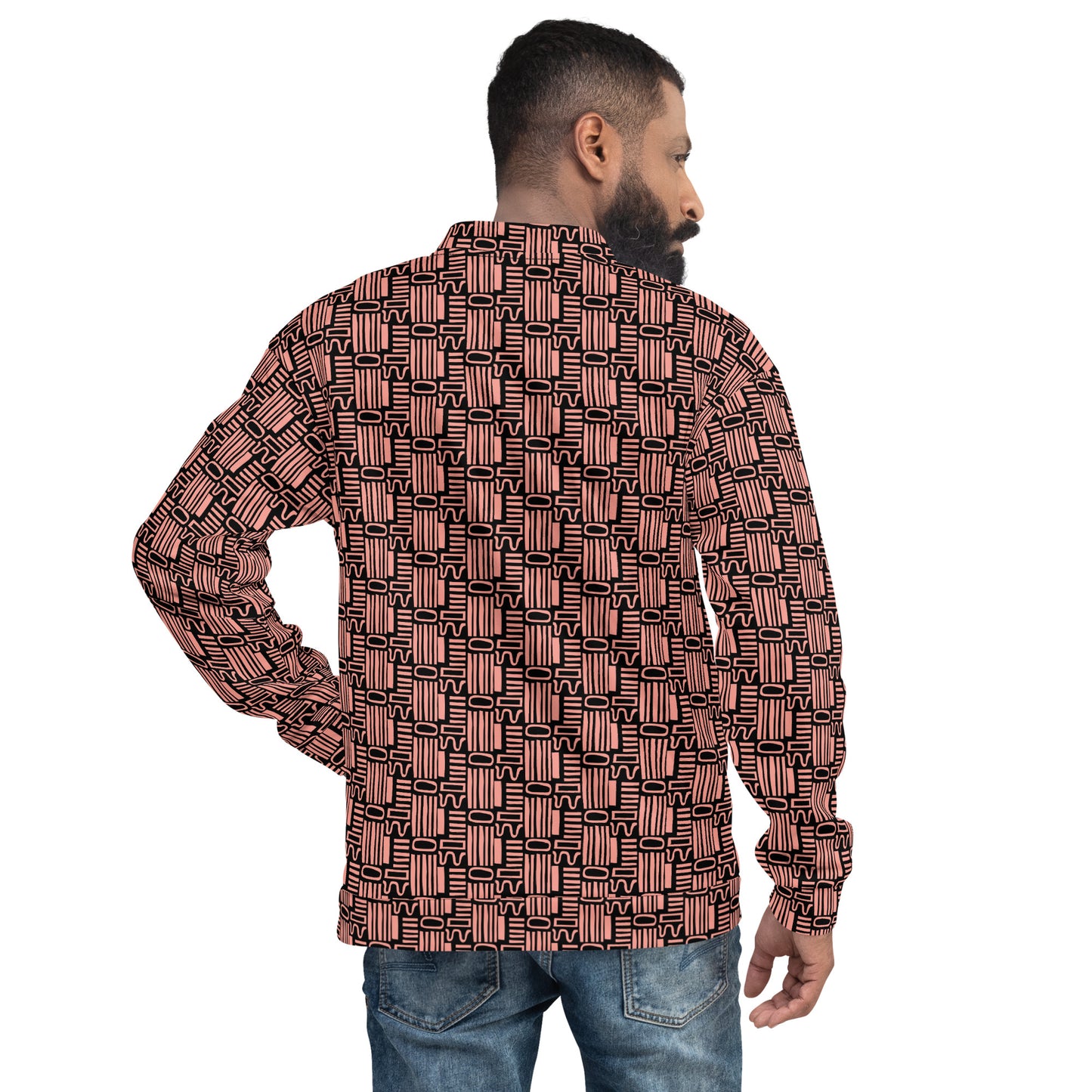 GEO RUST UNISEX BOMBER JACKET