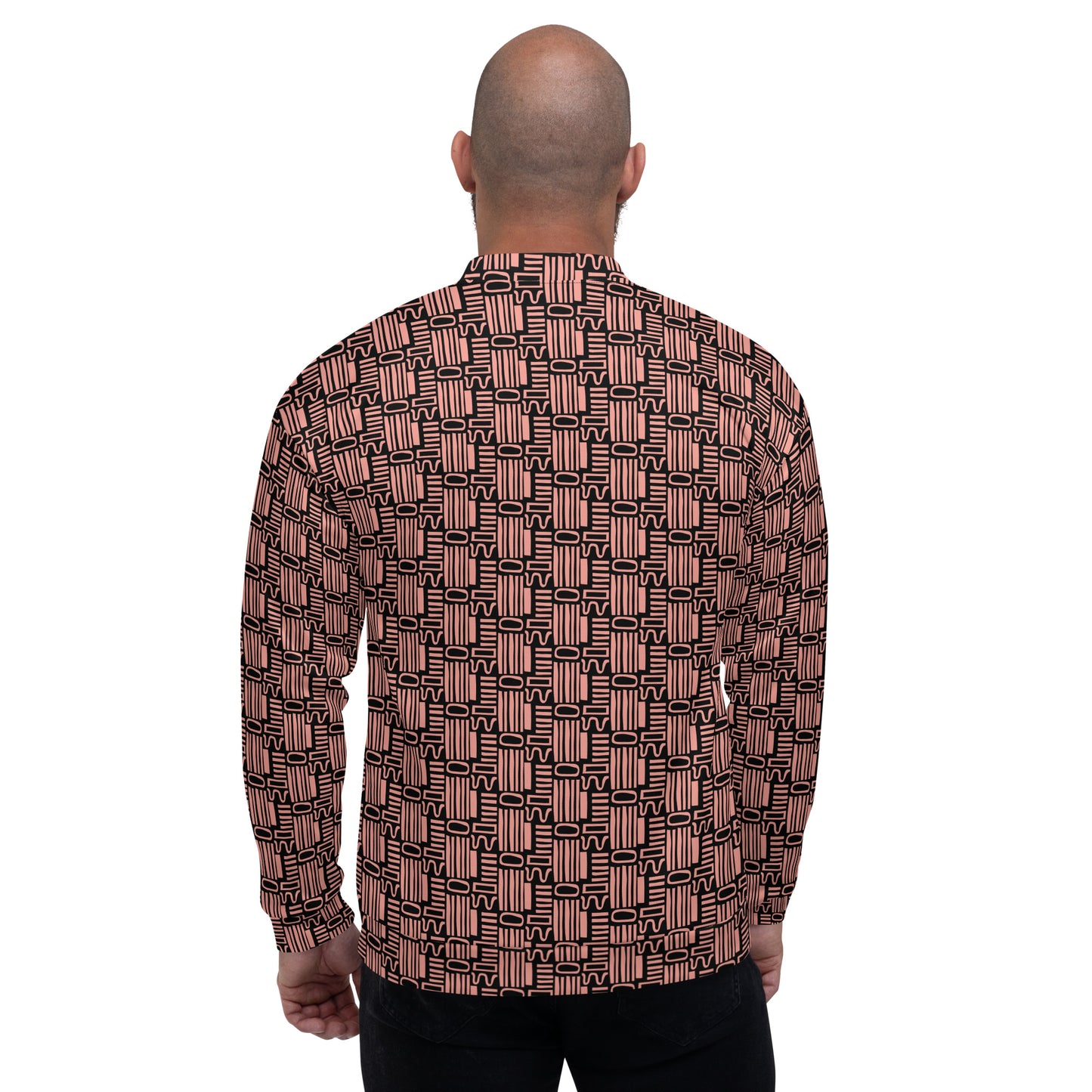 GEO RUST UNISEX BOMBER JACKET