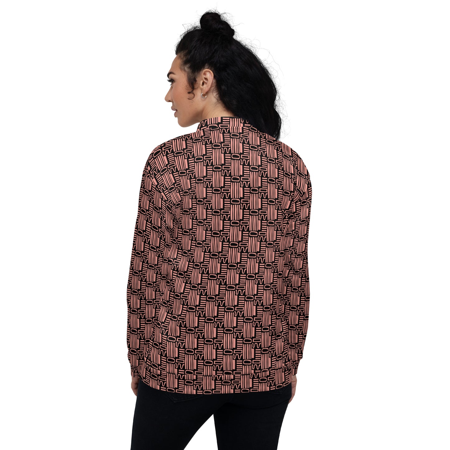 GEO RUST UNISEX BOMBER JACKET