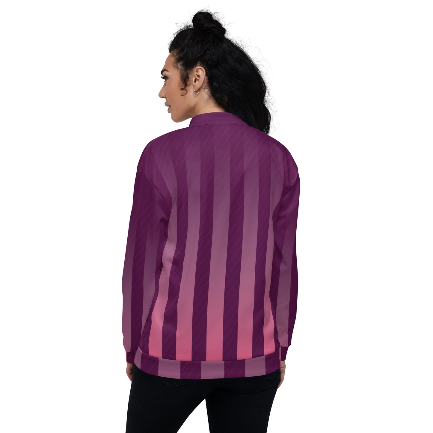 13 STRIPE UNISEX BOMBER JACKET