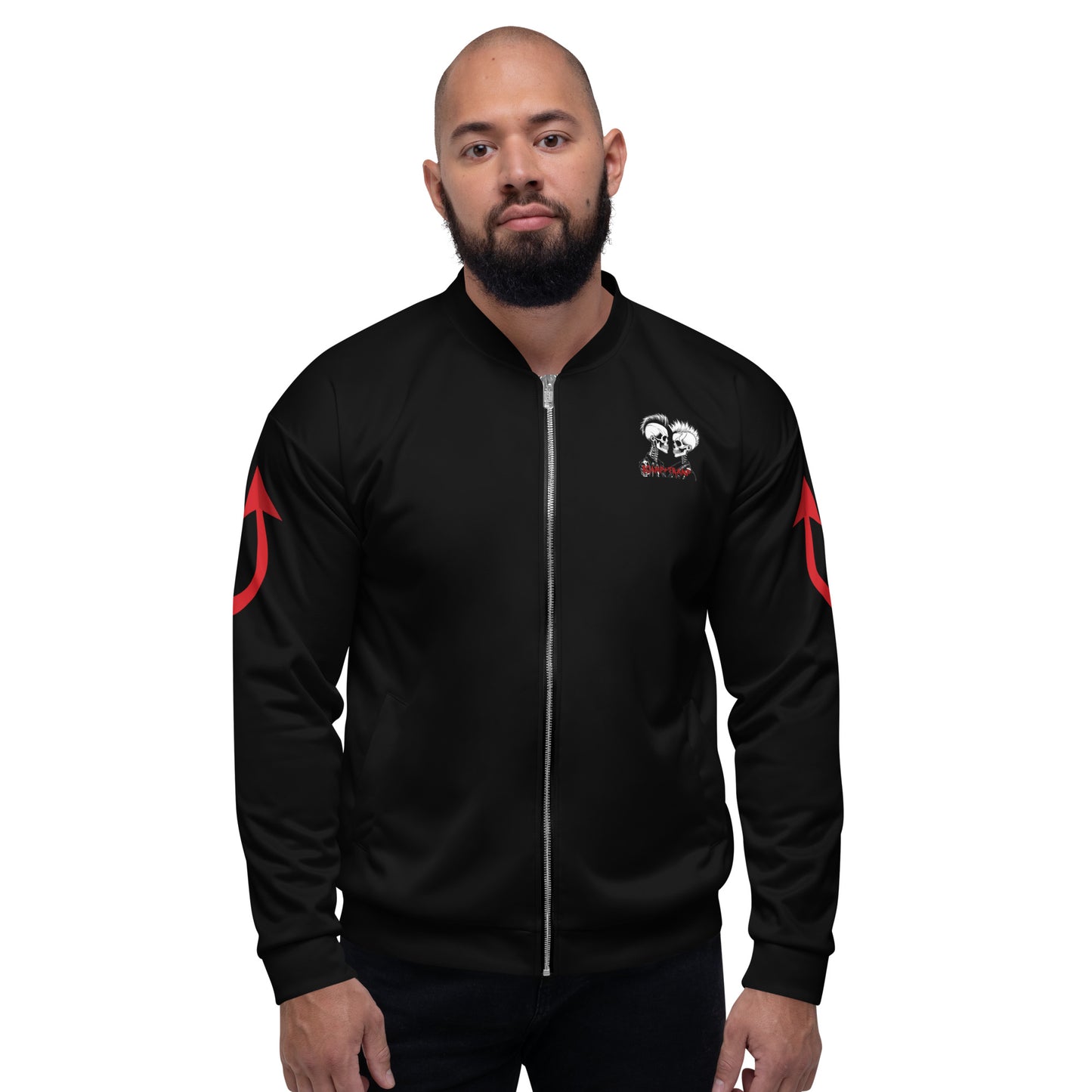 RED DEVIL UNISEX BOMBER JACKET