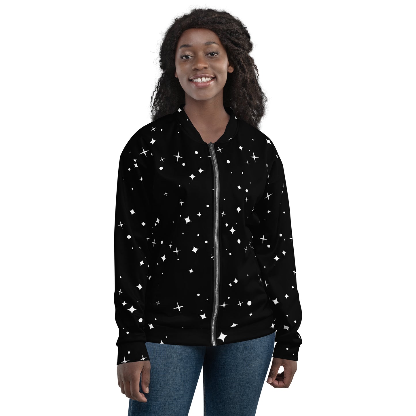 STARS UNISEX BOMBER JACKET