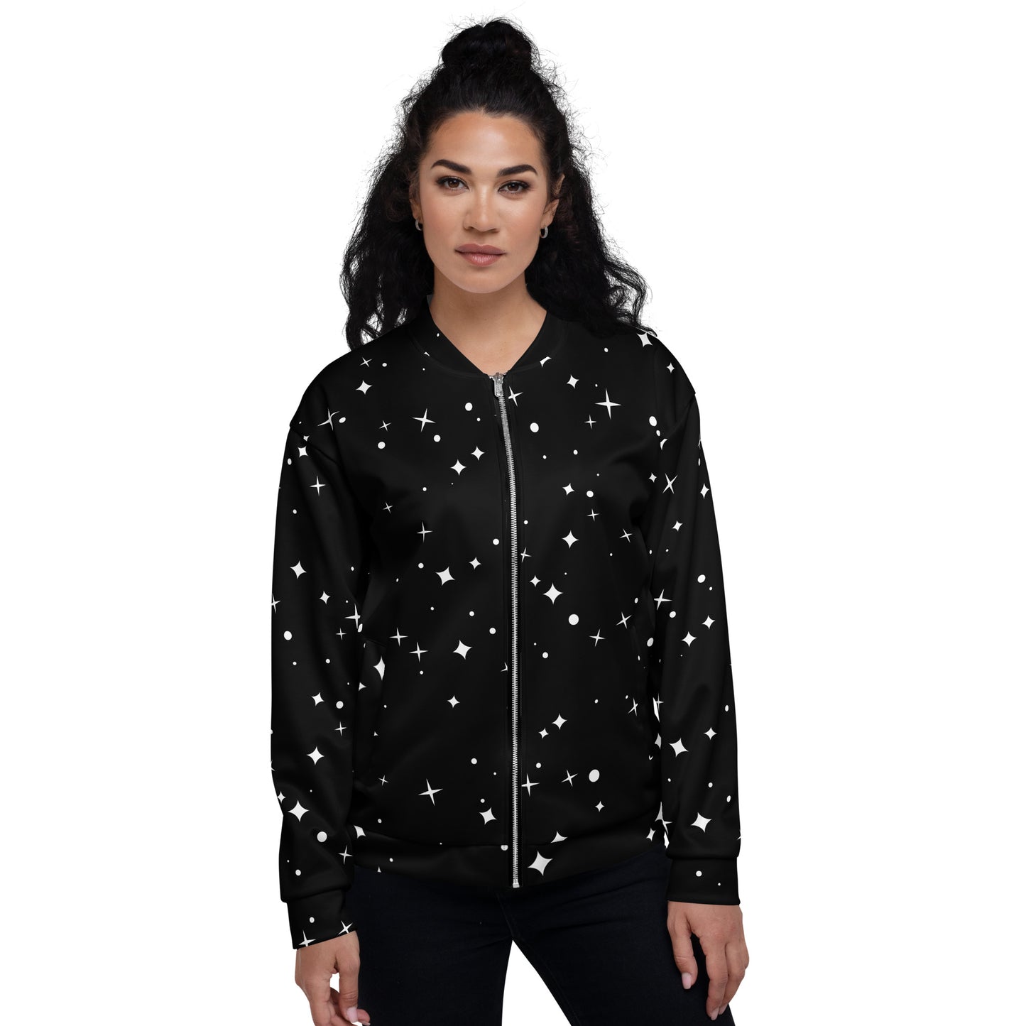 STARS UNISEX BOMBER JACKET