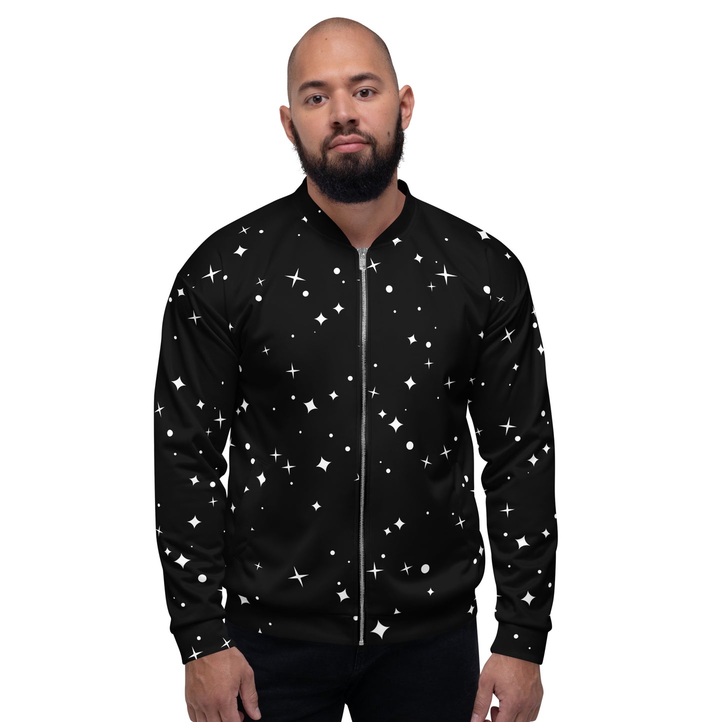 STARS UNISEX BOMBER JACKET
