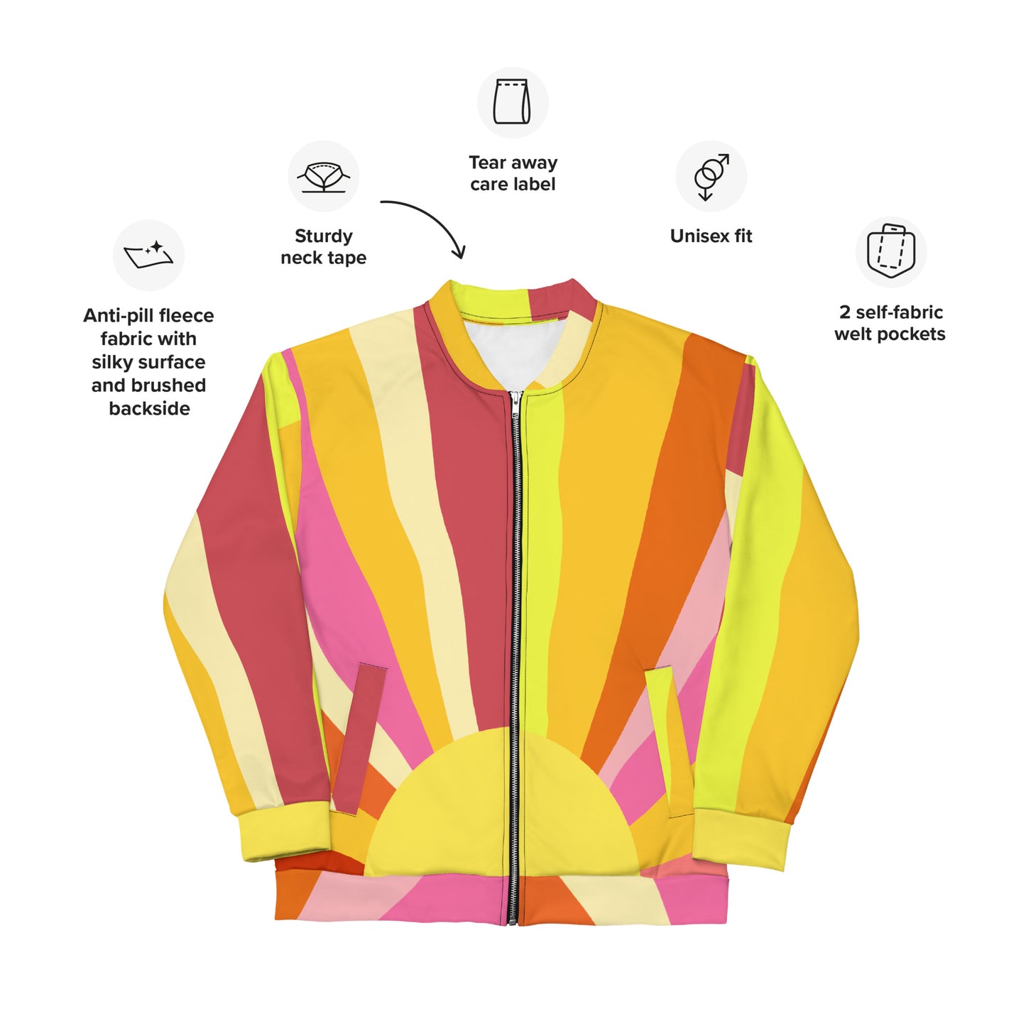 SUNRISE UNISEX BOMBER JACKET