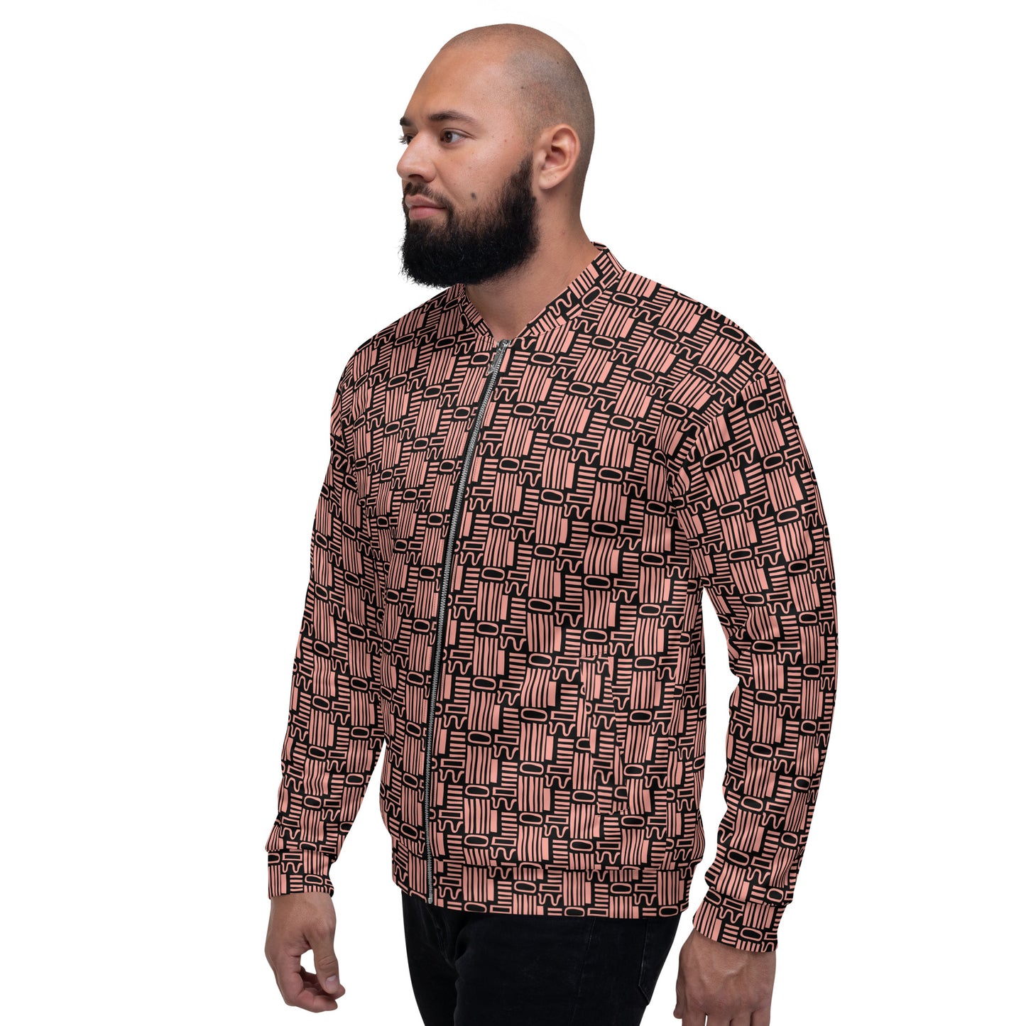 GEO RUST UNISEX BOMBER JACKET