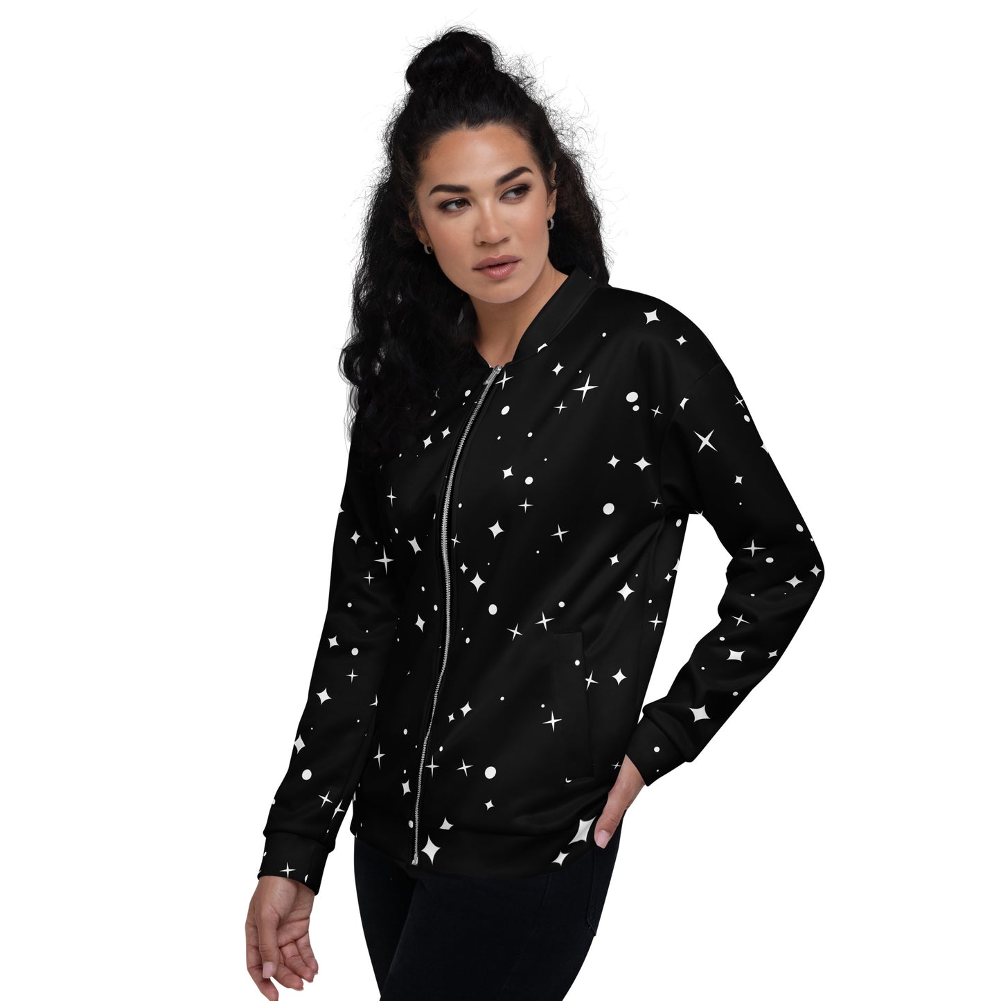 STARS UNISEX BOMBER JACKET
