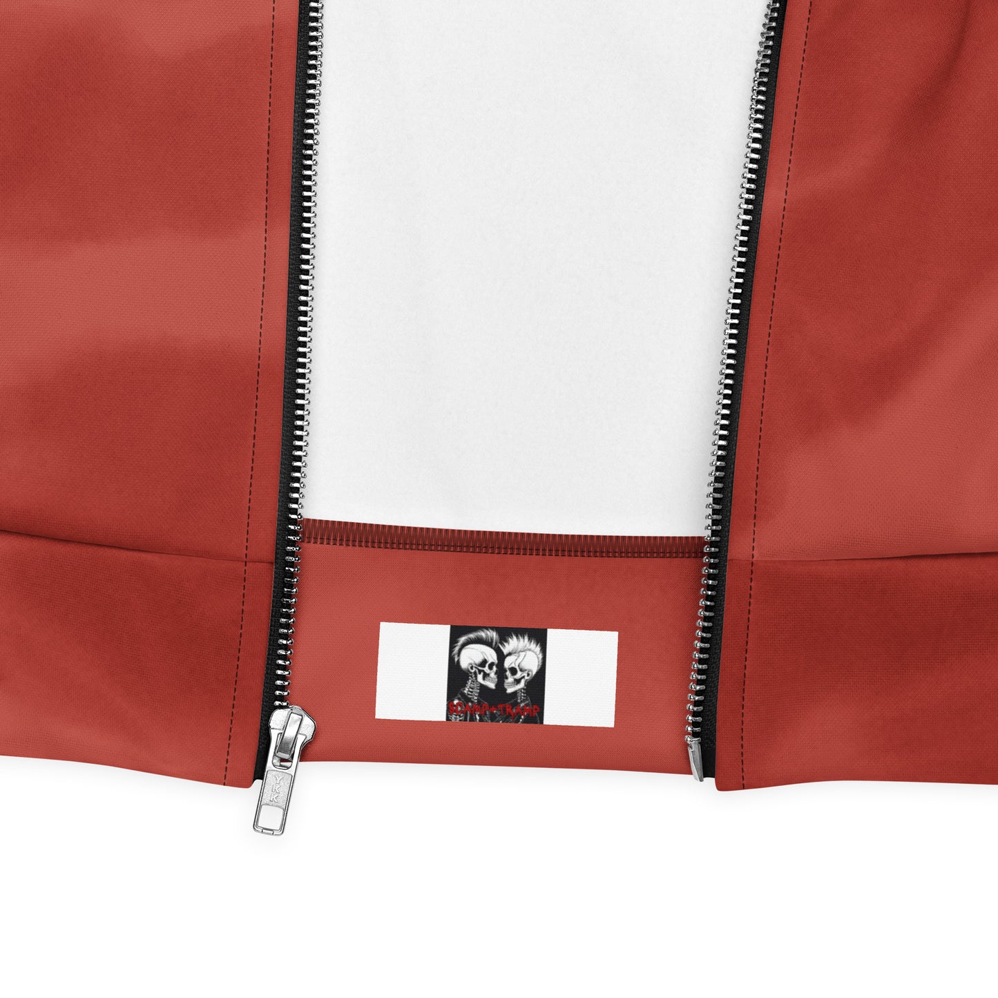 RED TIE DYE UNISEX BOMBER JACKET