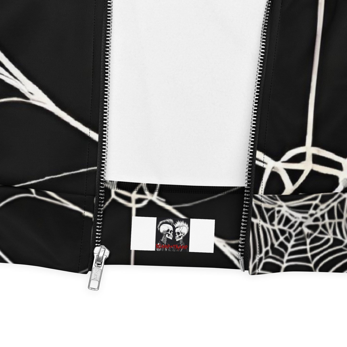 WEB OF LIES UNISEX BOMBER JACKET