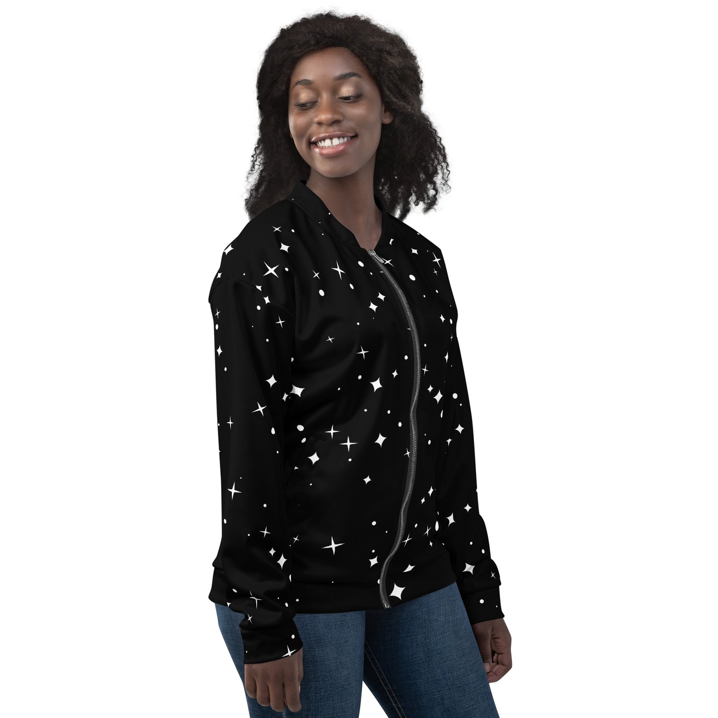 STARS UNISEX BOMBER JACKET