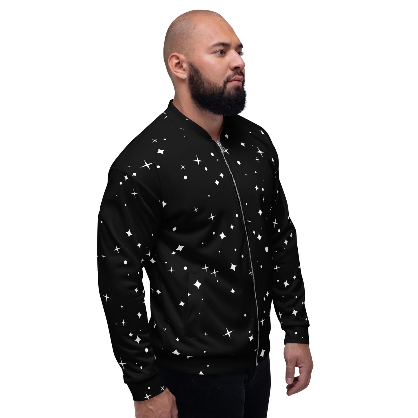 STARS UNISEX BOMBER JACKET