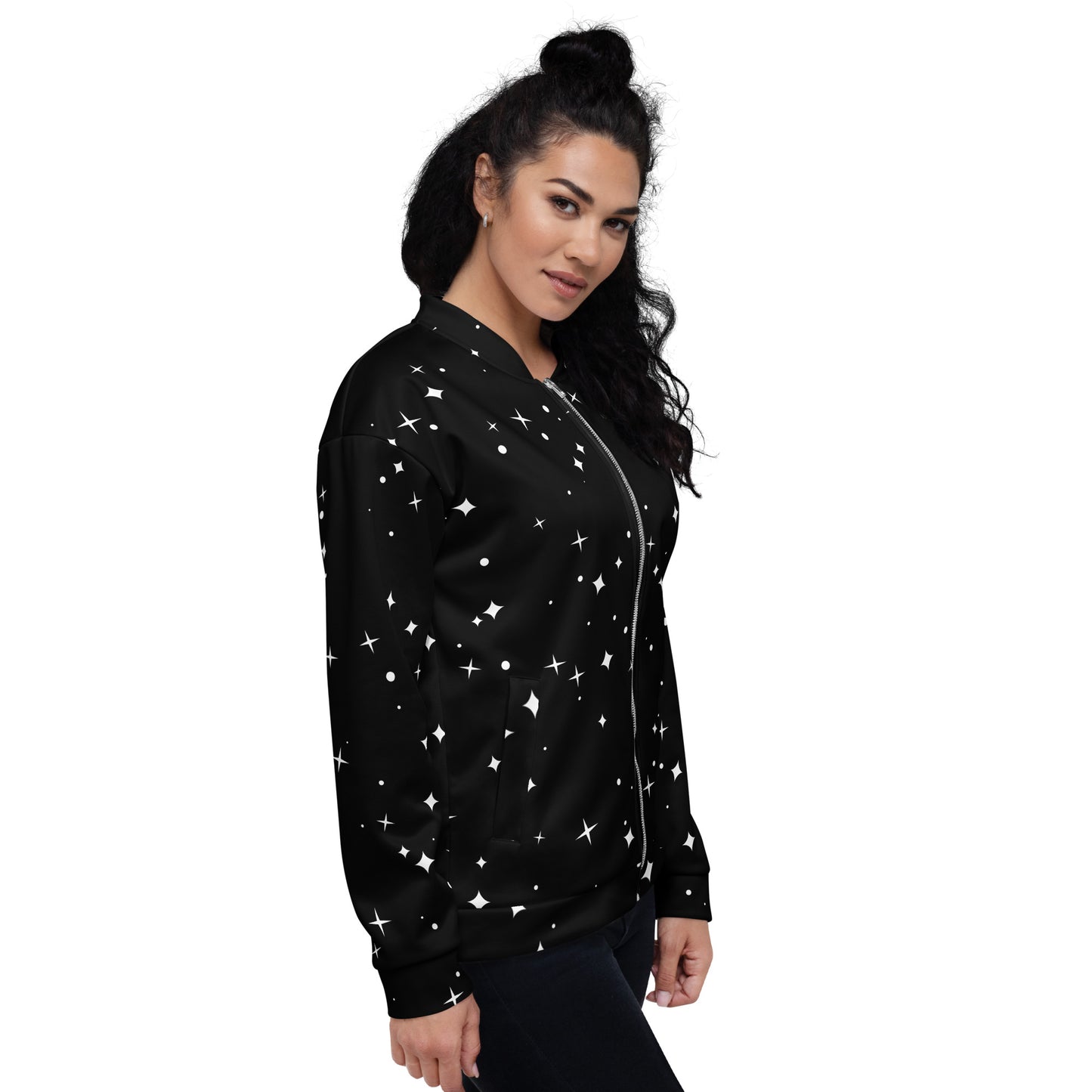 STARS UNISEX BOMBER JACKET