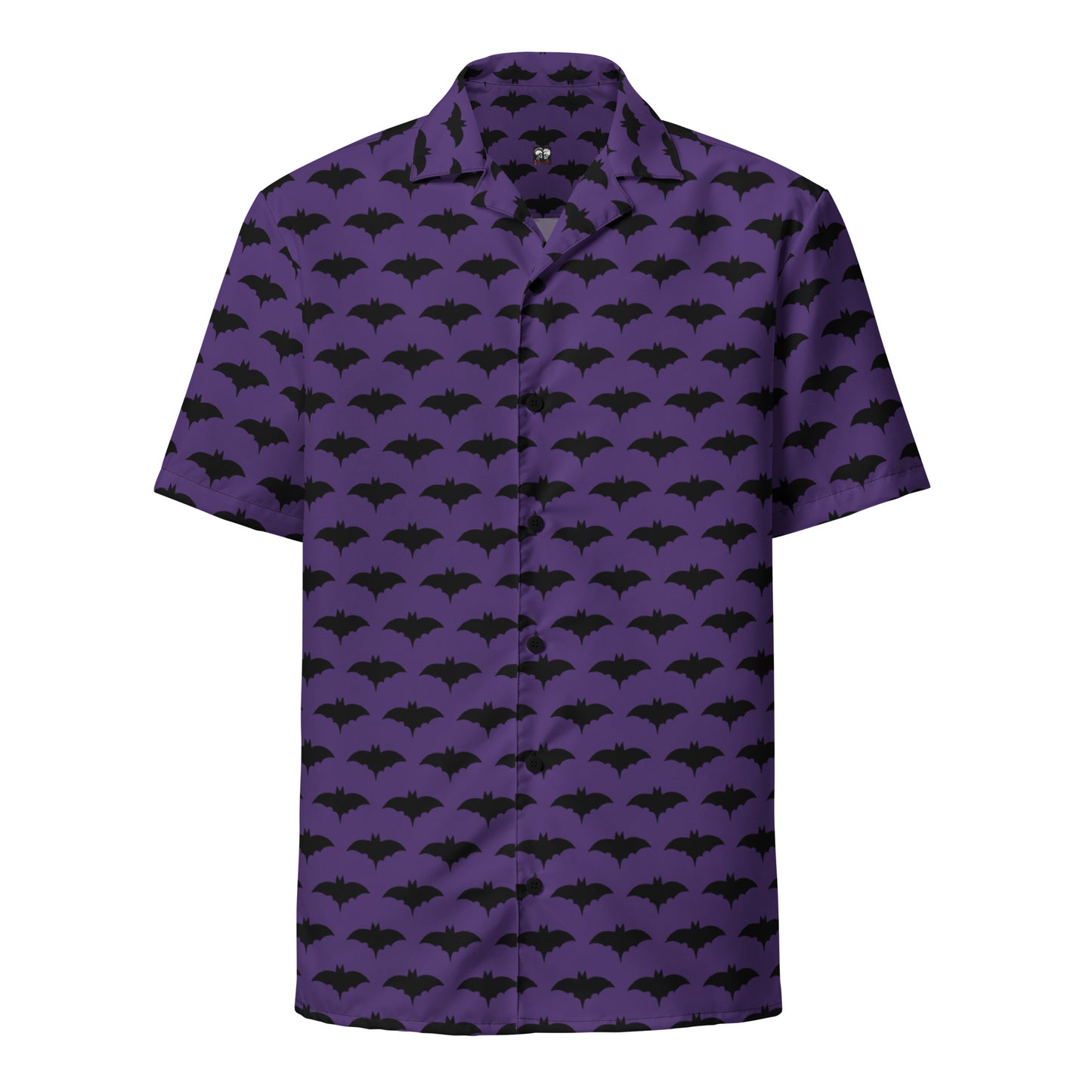 PURPLE BAT UNISEX BUTTON SHIRT