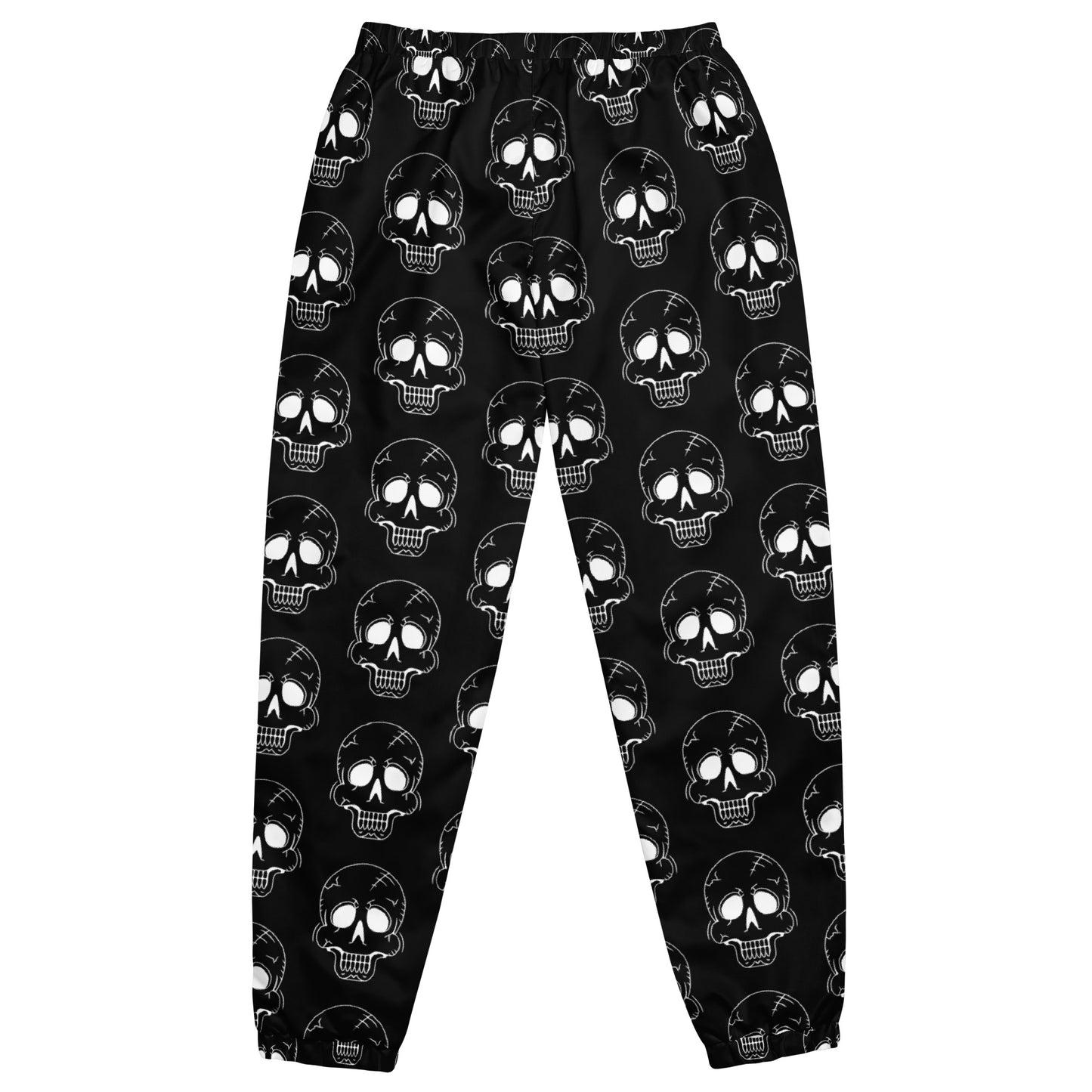 BLACK LAUGHING SKULL UNISEX TRACK PANTS