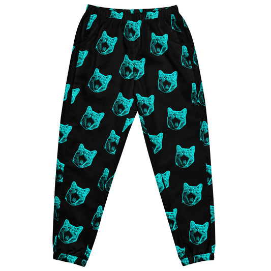 ELECTRIC BLUE CAT UNISEX TRACK PANTS