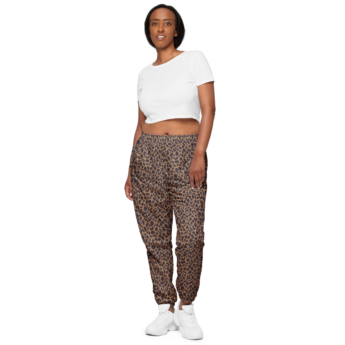 LEOPARD PRINT UNISEX TRACK PANTS