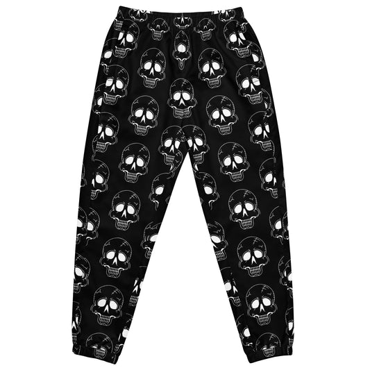 BLACK LAUGHING SKULL UNISEX TRACK PANTS