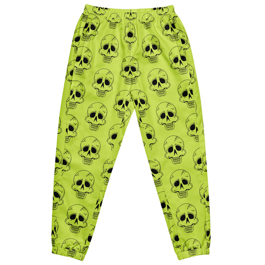 YELLOW LAUGHING SKULL UNISEX TRACK PANTS