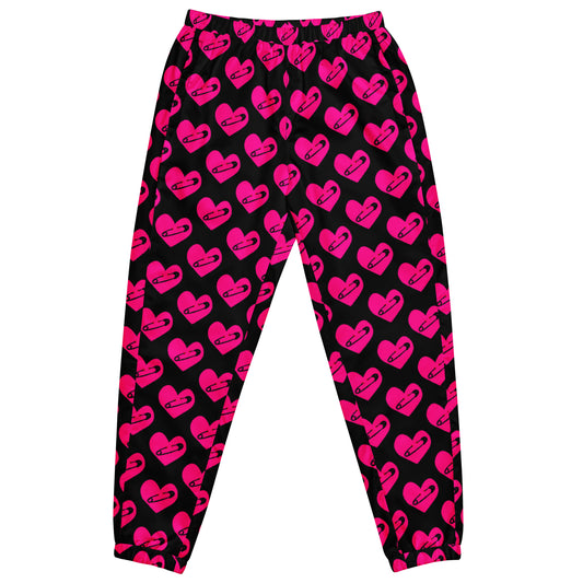 PINNED HEART UNISEX TRACK PANTS