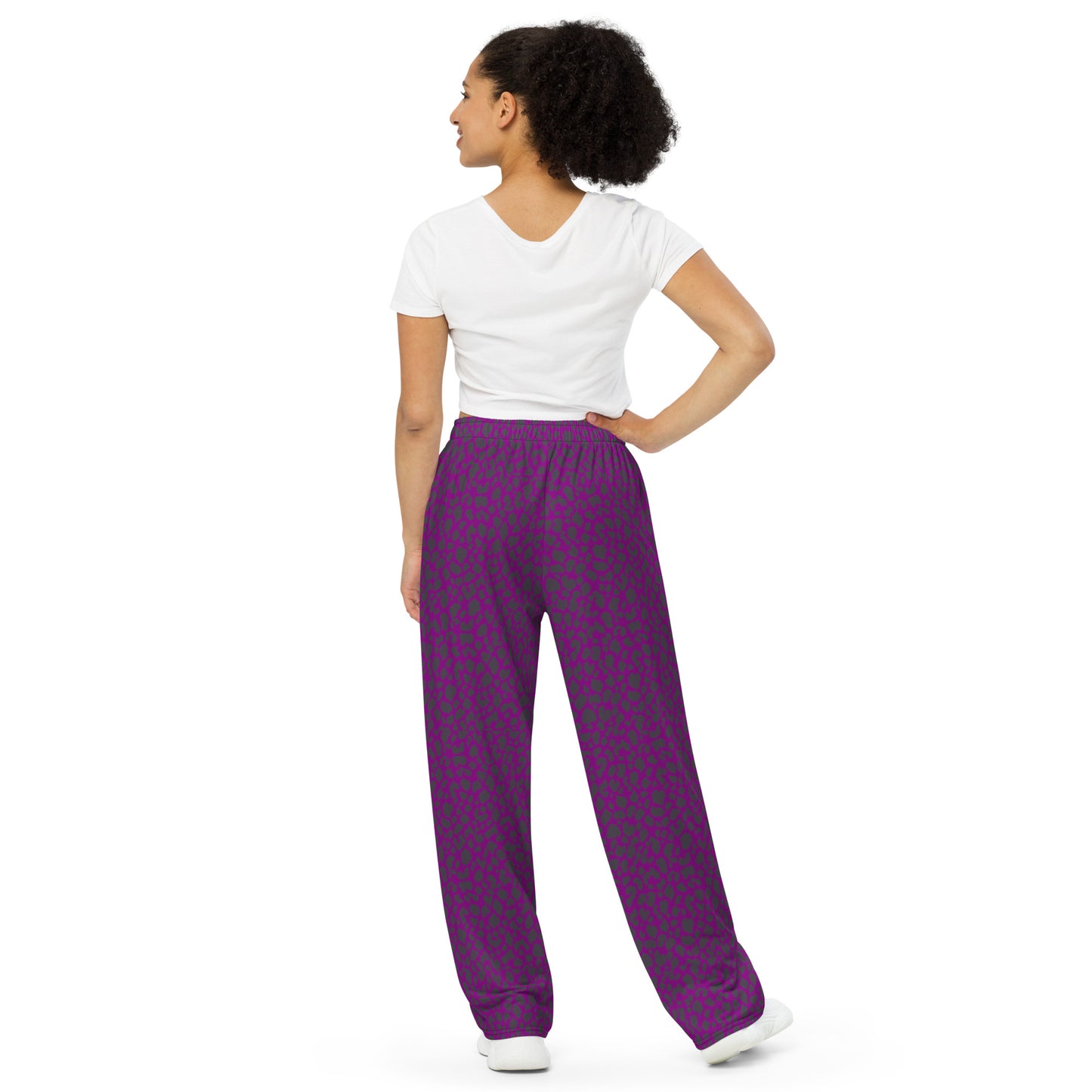 PURPLE LEOPARD UNISEX LOUNGE PANTS