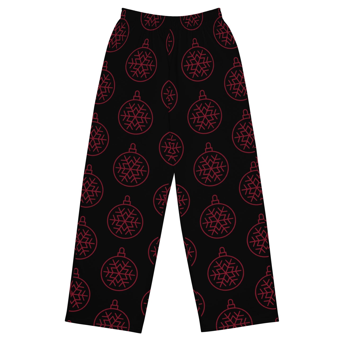 RED ORNAMENT UNISEX LOUNGE PANTS