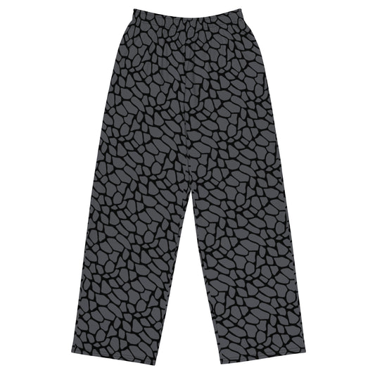 GRAY SNAKESKIN UNISEX LOUNGE PANTS