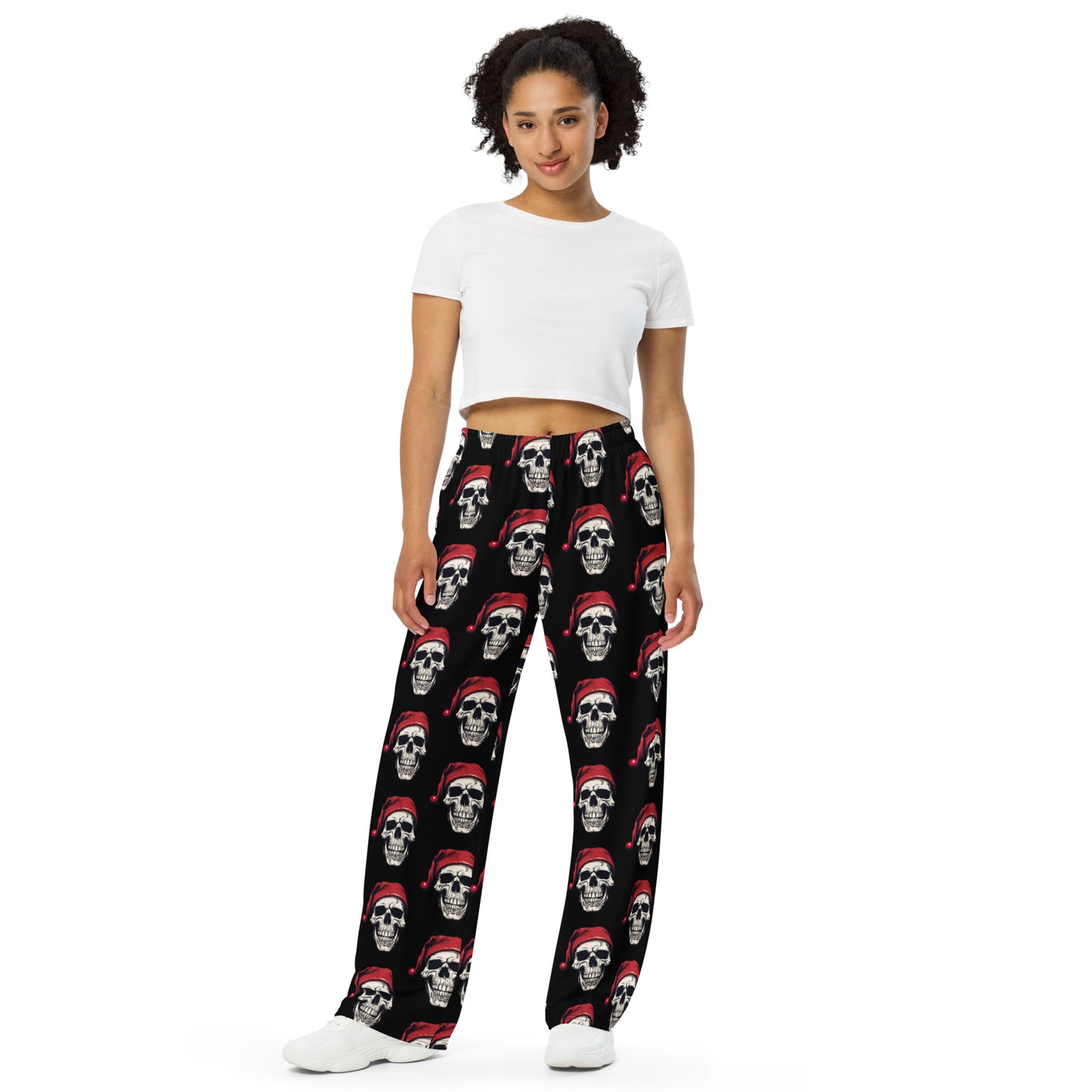 SANTA SKULL UNISEX LOUNGE PANTS