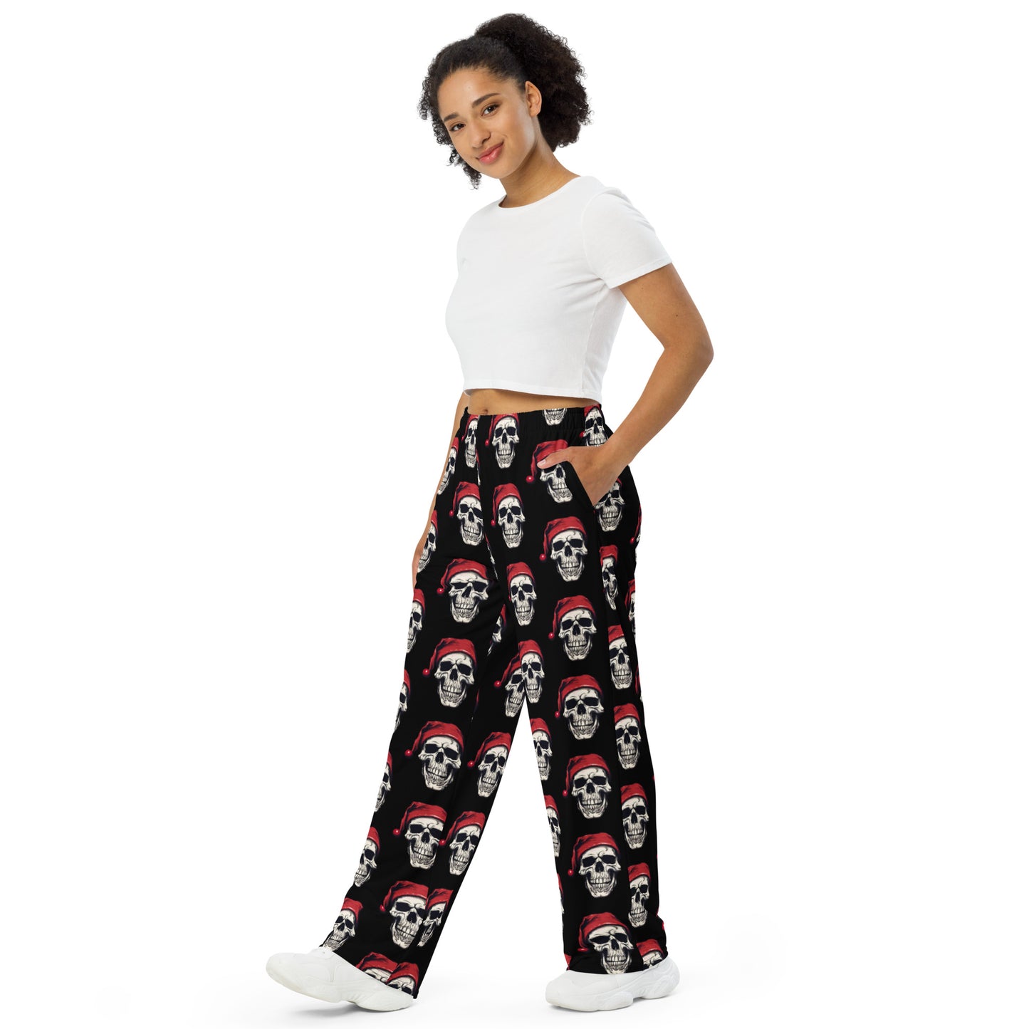 SANTA SKULL UNISEX LOUNGE PANTS