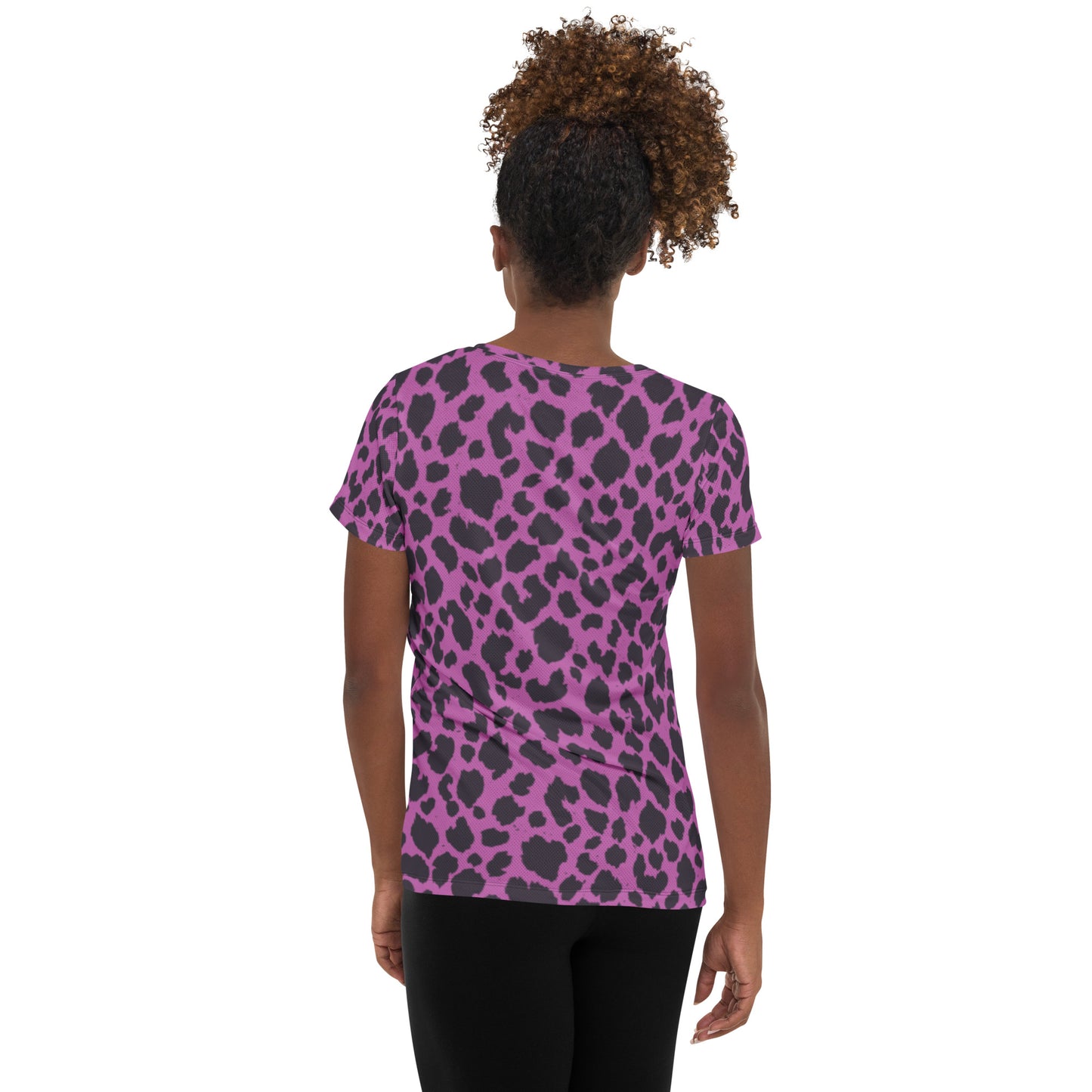 PINK LEOPARD ATHLETIC TEE