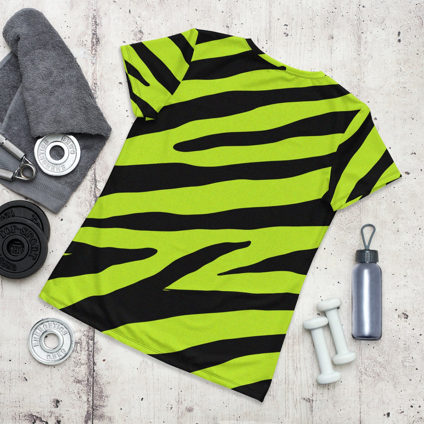 YELLOW ZEBRA ATHLETIC TEE