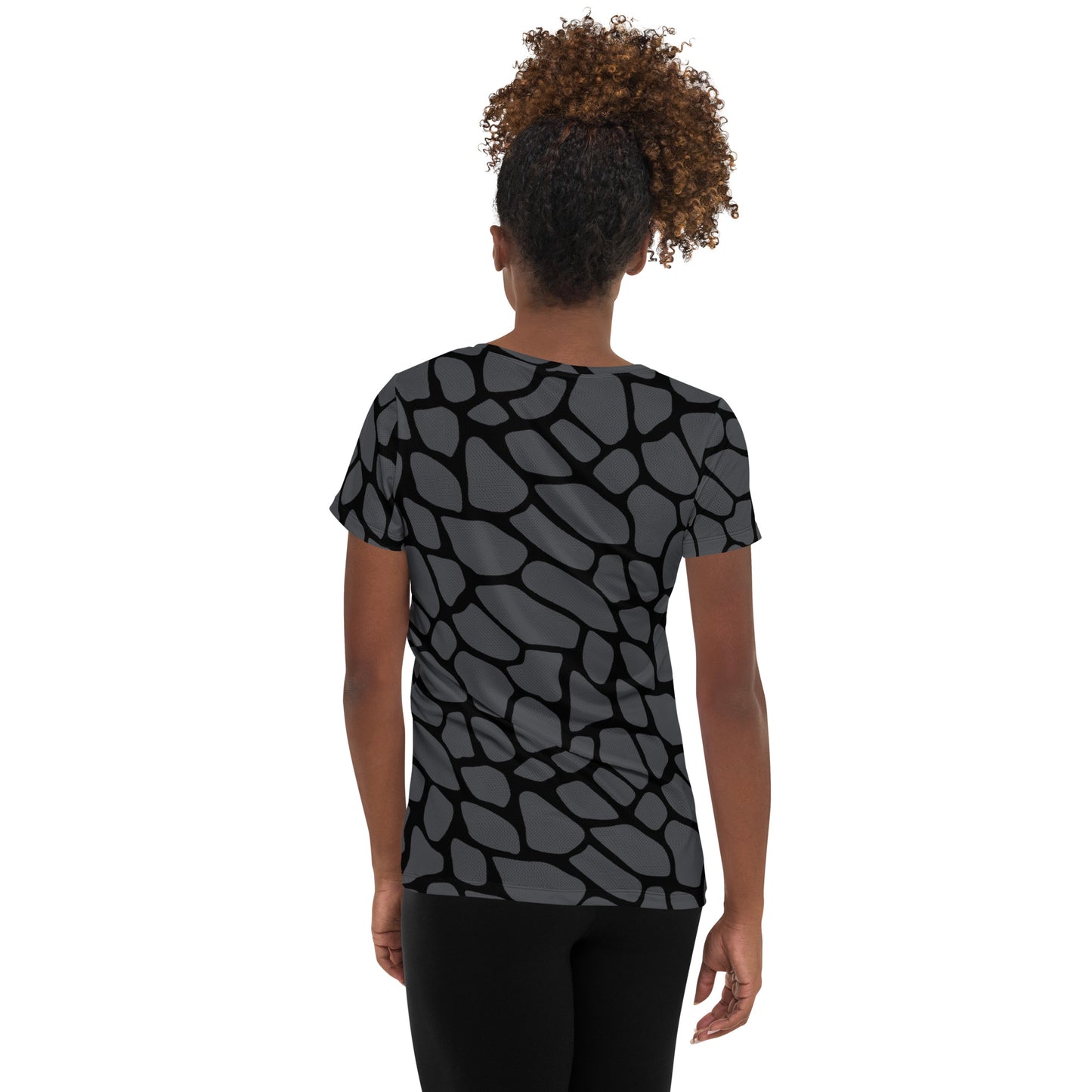 GRAY SNAKESKIN ATHLETIC TEE