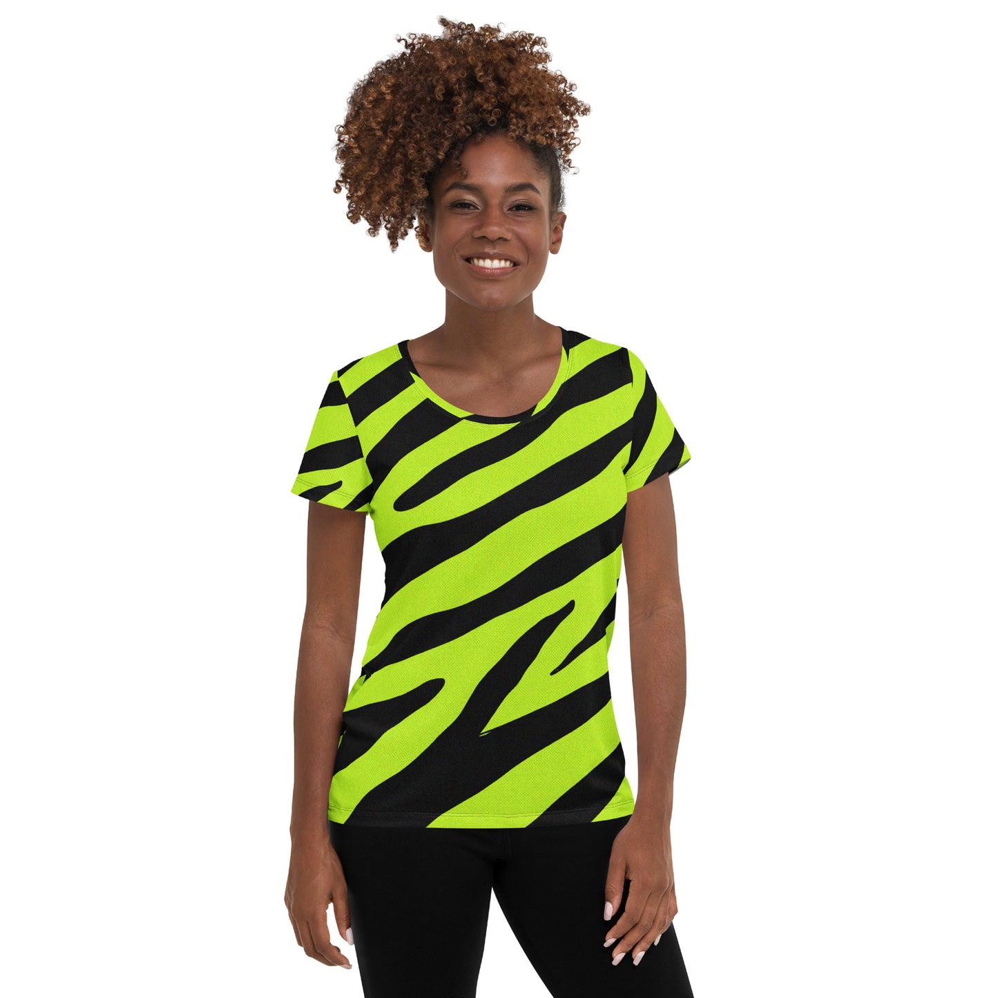 YELLOW ZEBRA ATHLETIC TEE