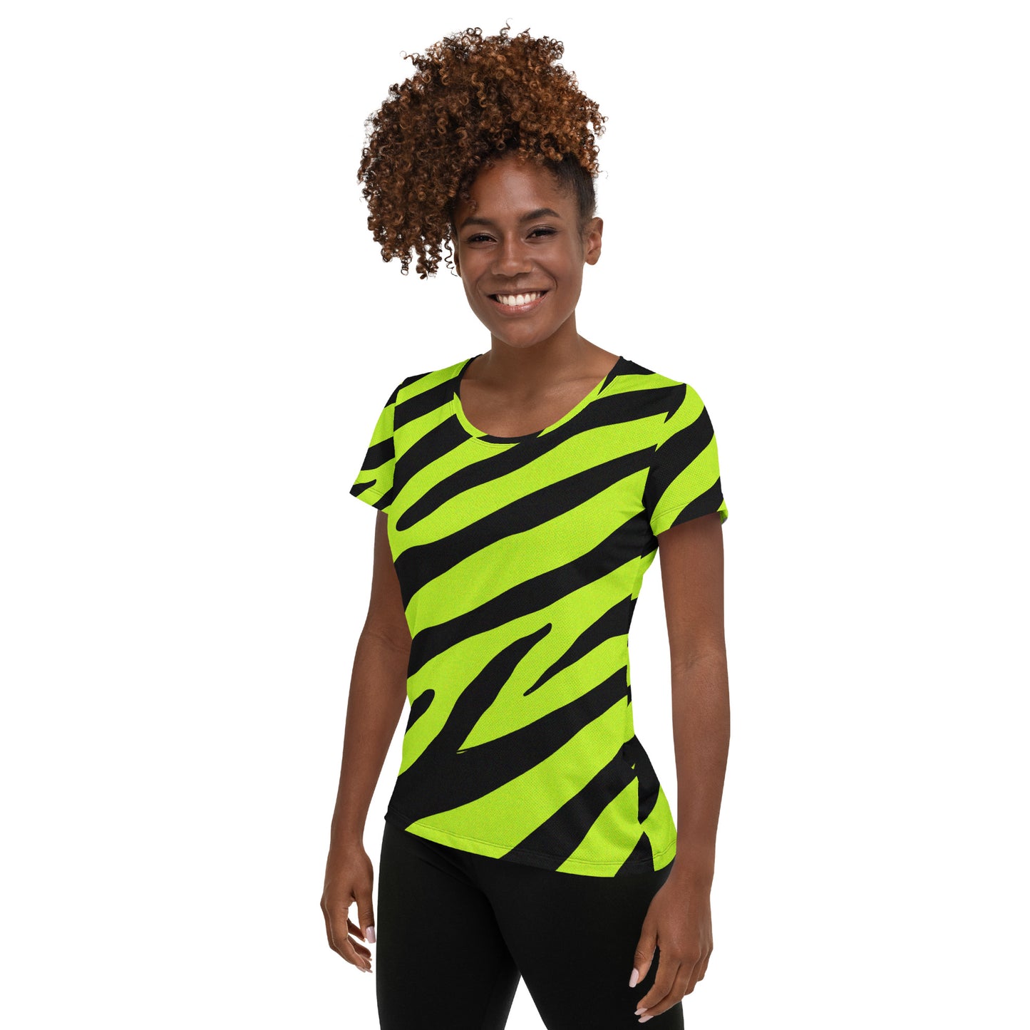YELLOW ZEBRA ATHLETIC TEE