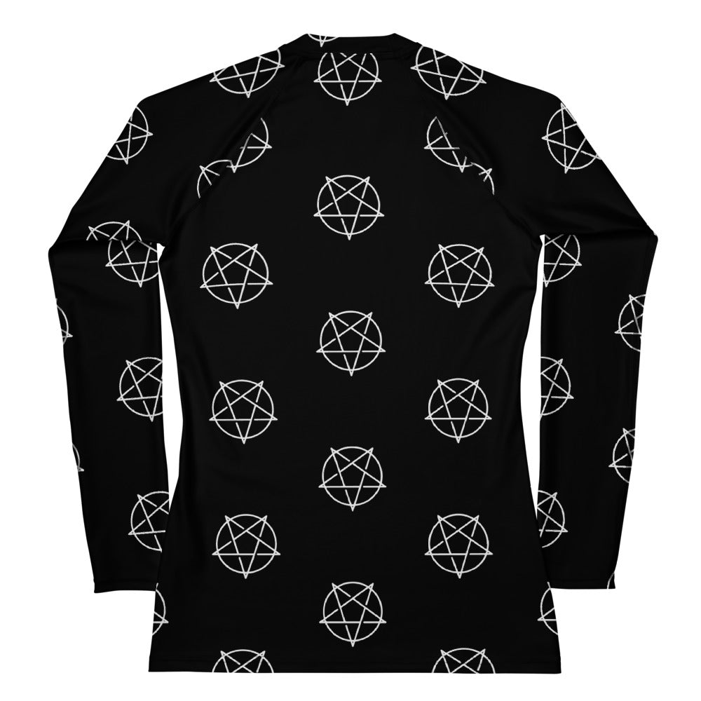 INVERTED STAR WOMEN'S RASH GUARD