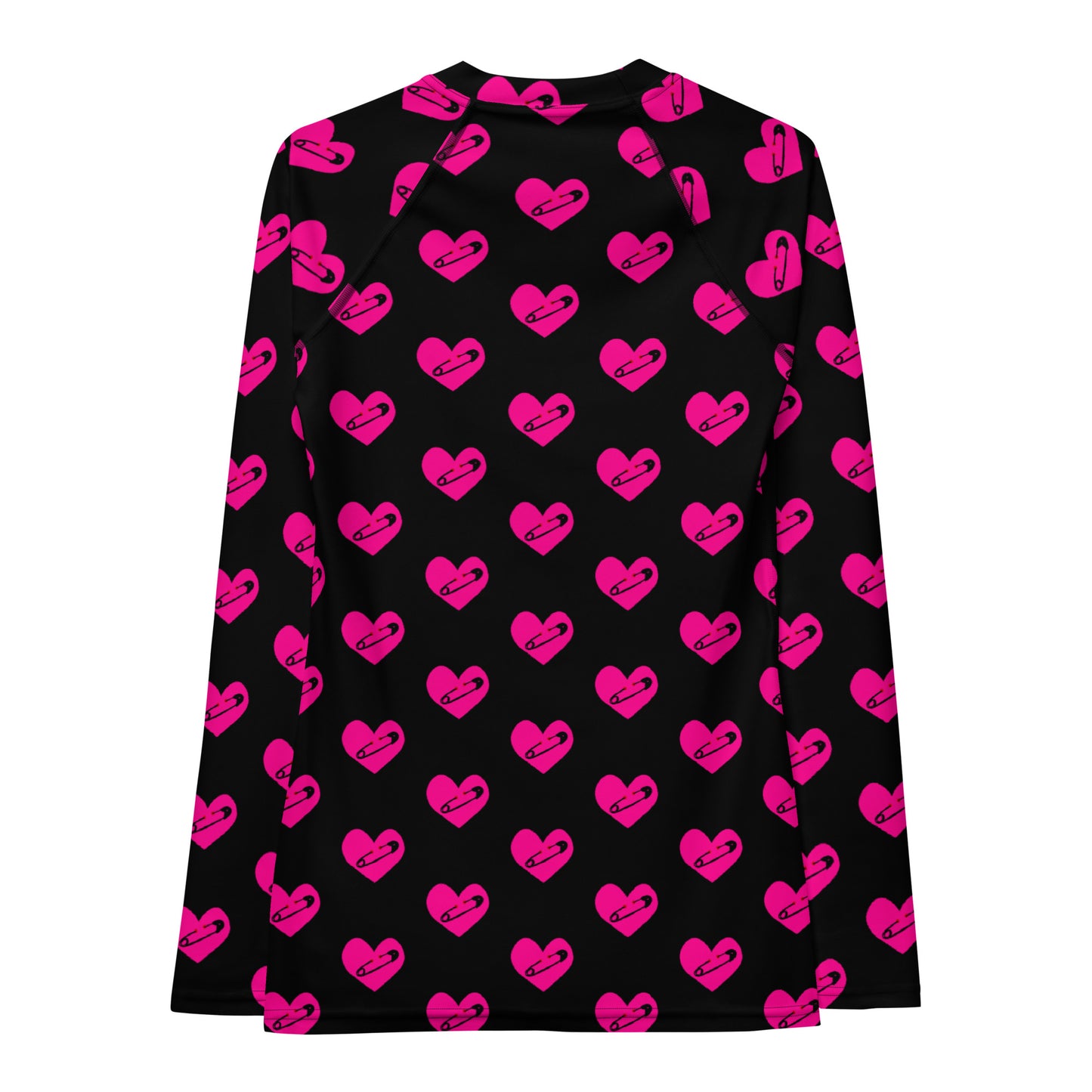 PINNED HEART WOMEN'S RASH GUARD