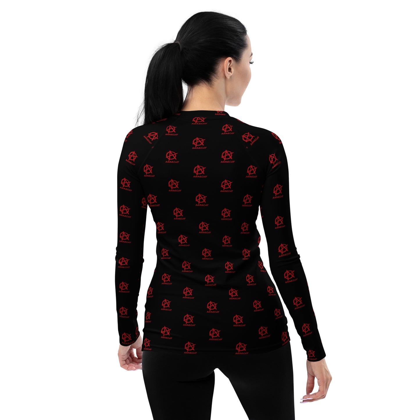 ANARCHY WOMEN'S RASH GUARD