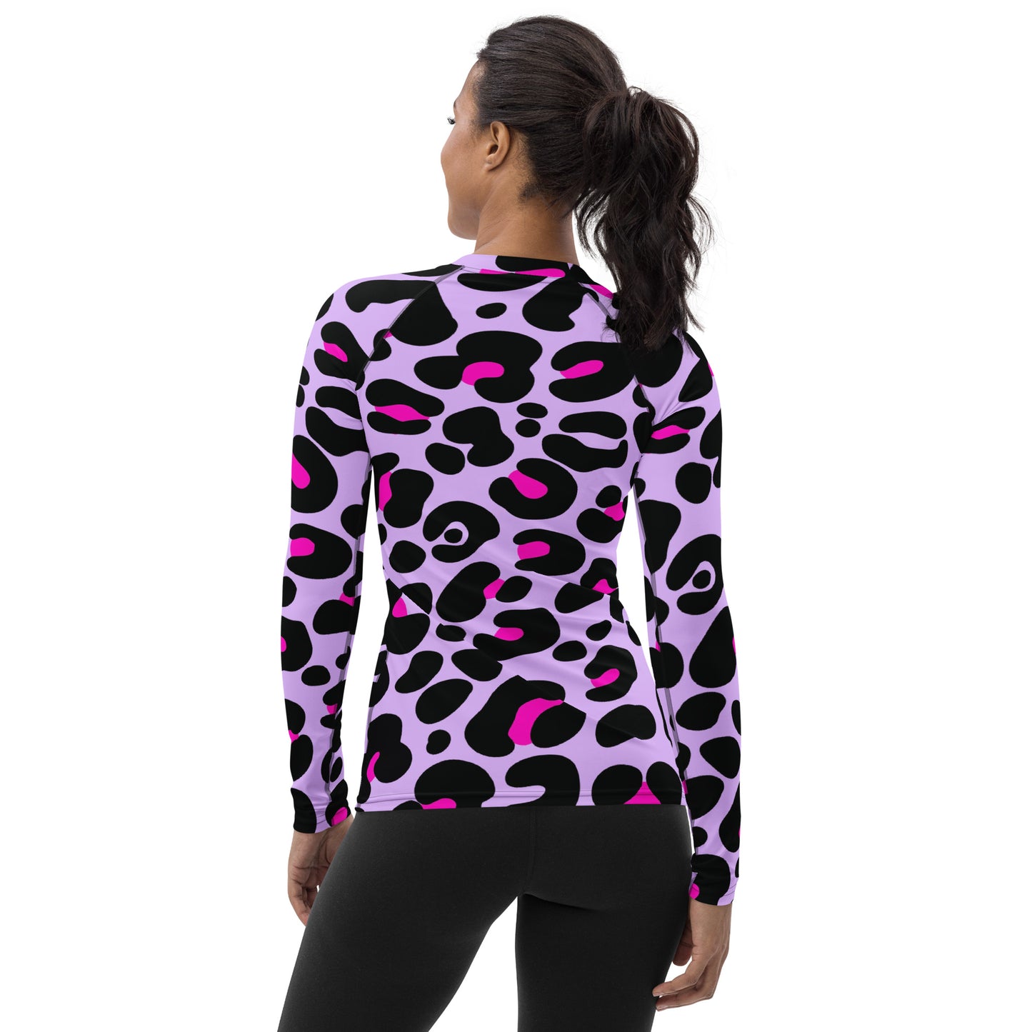 PURPLE & PINK WOMEN'S RASH GUARD